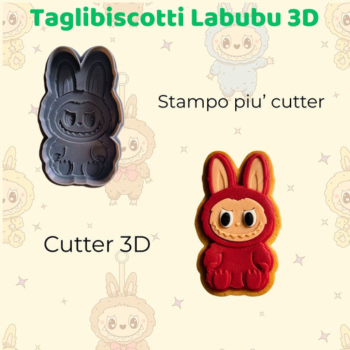 Selling 3D Casa, arredamento e bricolage:Articoli per cucina e bar:Accessori per pasticceria:Altro accessori per pasticceria Tagliabiscotto Mostriciattolo 3D – Stampo biscotti personaggio fantasy kawaii