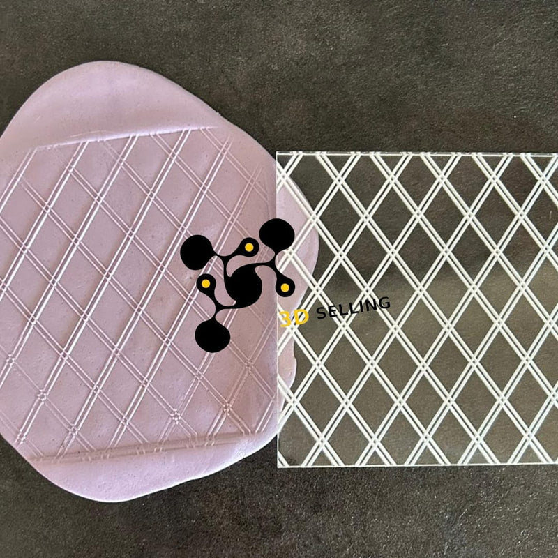 Texture in acrilico 10*10 rombi - 3d Selling