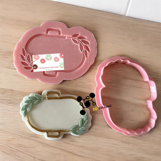 Selling 3D Casa, arredamento e bricolage:Articoli per cucina e bar:Accessori per pasticceria:Altro accessori per pasticceria Vassoio con Foglie stampo in 3D 8cm