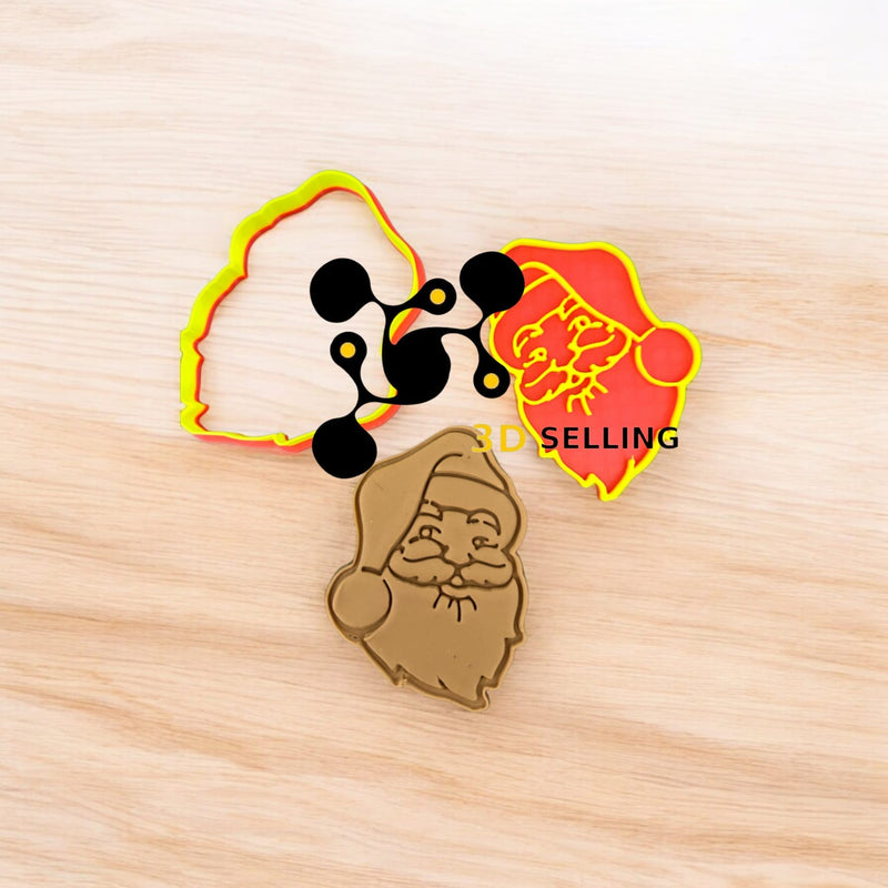 Viso Babbo Natale - 3d Selling