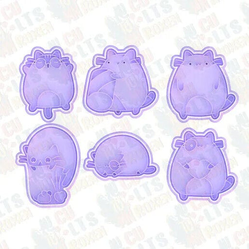 selling 3d Casa, arredamento e bricolage:Articoli per cucina e bar:Accessori per pasticceria:Formine e stampi per biscotti 1 pezzo Gatto meme cookie cutter formina tagliabiscotti pasta di zucchero meme gatti