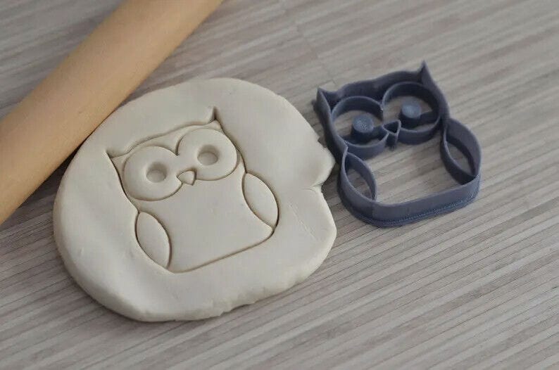 selling 3d Casa, arredamento e bricolage:Articoli per cucina e bar:Accessori per pasticceria:Formine e stampi per biscotti Cookie Cutter Gufo - owl tagliabiscotti per compleanni