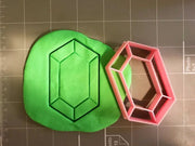 Legend of Zelda Tagliabiscotti rupia cookie cutter nintendo diamante - 3d Selling