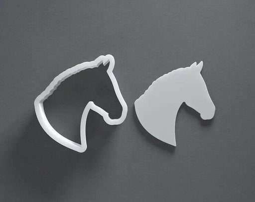 selling 3d Casa, arredamento e bricolage:Articoli per cucina e bar:Accessori per pasticceria:Formine e stampi per biscotti Taglia-biscotti testa cavallo cookie cutter horse cavallo