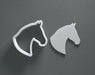 selling 3d Casa, arredamento e bricolage:Articoli per cucina e bar:Accessori per pasticceria:Formine e stampi per biscotti Taglia-biscotti testa cavallo cookie cutter horse cavallo