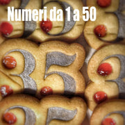Taglia Biscotto NUMERI da 1 a 100 cookie cutter - 3d Selling