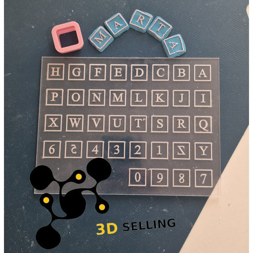Selling3D Alfabeto baby blocchi in acrilico