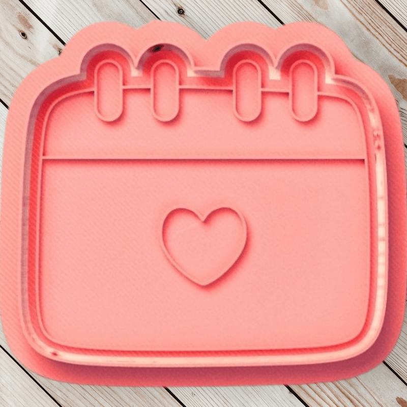 Calendario con cuore 8cm - 3d Selling