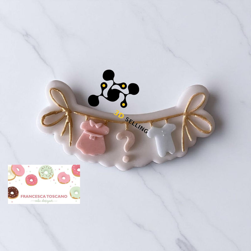 Abiti baby shower stampo in 3D - 3d Selling