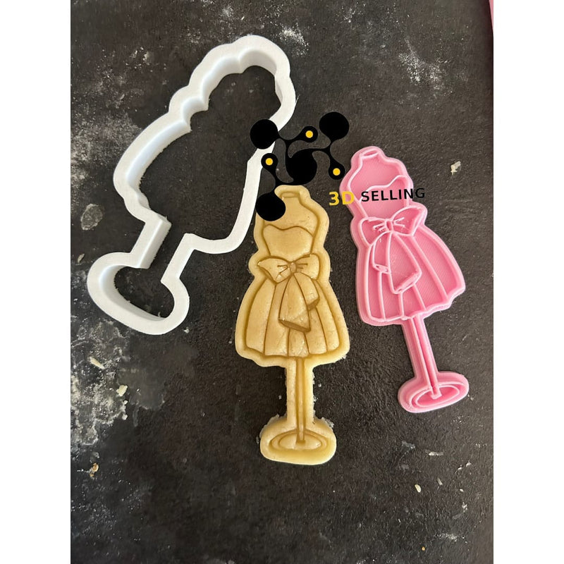 Abito sposa 8,5cm cookie cutter formina tagliabiscotti - 3d Selling