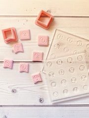 Alfabeto in acrilico Mod Righe cookie cutter formina tagliabiscotti - 3d Selling