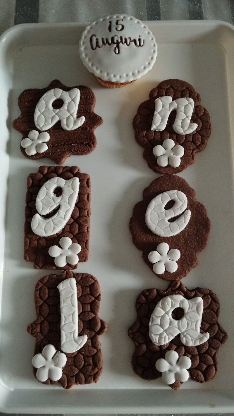 Alfabeto Mod Meringa cookie cutter formina tagliabiscotti - 3d Selling