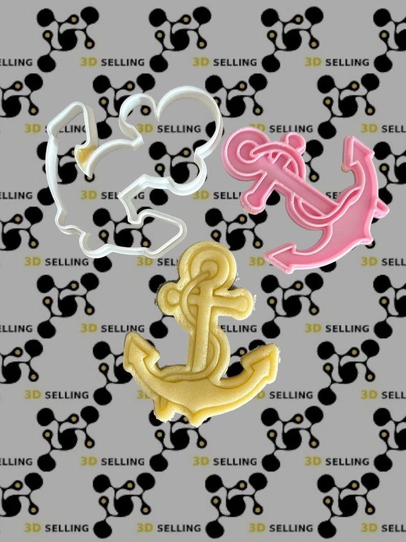 Ancora cookie cutter formina tagliabiscotti - 3d Selling