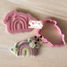 Selling3D Casa, arredamento e bricolage:Articoli per cucina e bar:Accessori per pasticceria:Altro accessori per pasticceria Arcobaleno con fiori stampo in 3D 8cm