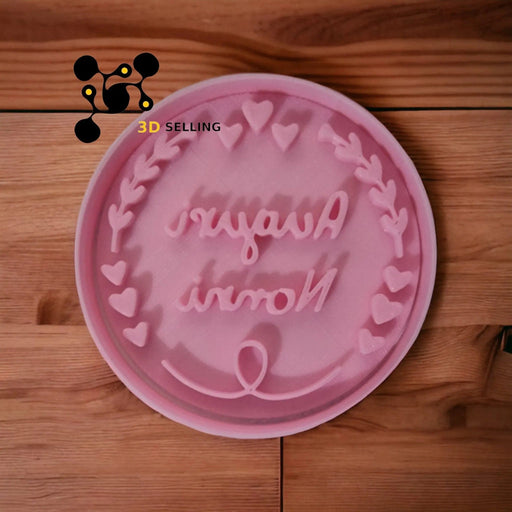Selling3D Casa, arredamento e bricolage:Articoli per cucina e bar:Accessori per pasticceria:Altro accessori per pasticceria Auguri Nonni timbro 8cm cookie cutter formina tagliabiscotti
