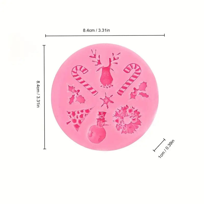 Set 6 stampi in silicone Natalizi - 3d Selling