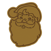 Babbo Natale 8.5cm cookie cutter formina tagliabiscotti - 3d Selling