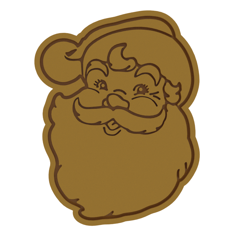 Babbo Natale 8.5cm cookie cutter formina tagliabiscotti - 3d Selling