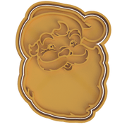 Babbo Natale 8.5cm cookie cutter formina tagliabiscotti - 3d Selling
