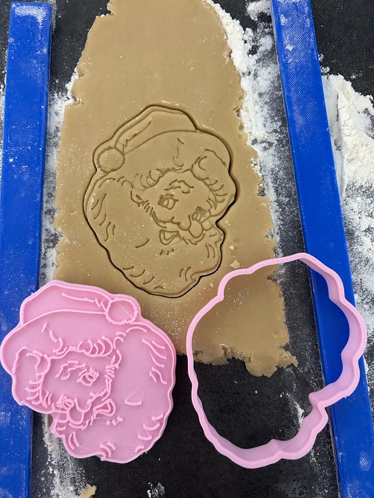 Babbo Natale 8cm cookie cutter formina tagliabiscotti - 3d Selling