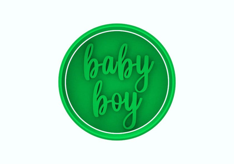 Baby Boy timbro 8cm cookie cutter formina tagliabiscotti - 3d Selling