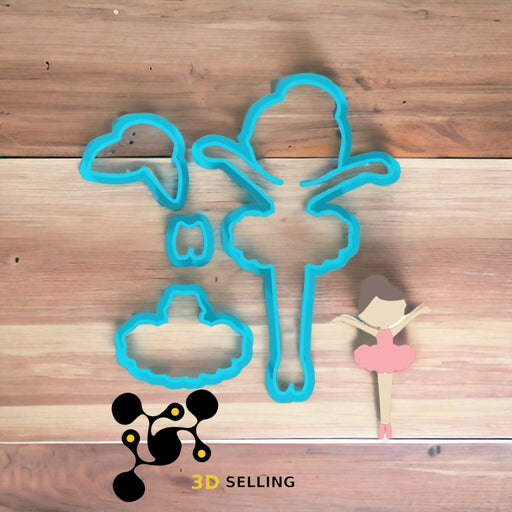 Selling3D Casa, arredamento e bricolage:Articoli per cucina e bar:Accessori per pasticceria:Altro accessori per pasticceria Ballerina Scomponibile