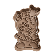 Bambolina Wodoo 8cm cookie cutter formina tagliabiscotti - 3d Selling