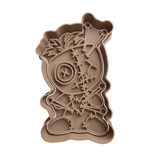 Selling3D Casa, arredamento e bricolage:Articoli per cucina e bar:Accessori per pasticceria:Altro accessori per pasticceria Bambolina Wodoo 8cm cookie cutter formina tagliabiscotti