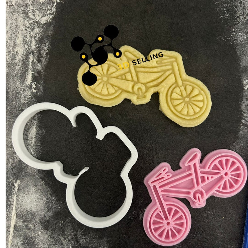 Bicicletta cookie cutter formina tagliabiscotti - 3d Selling