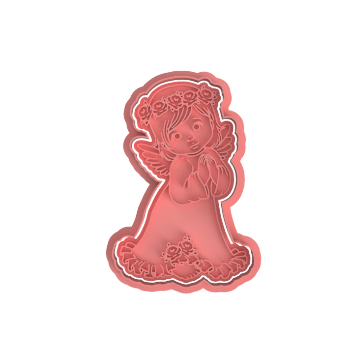 Bimba angioletto 8,5cm cookie cutter formina tagliabiscotti - 3d Selling