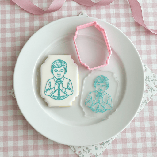 Selling3D Casa, arredamento e bricolage:Articoli per cucina e bar:Accessori per pasticceria:Altro accessori per pasticceria Bimbo in preghiera in rilievo