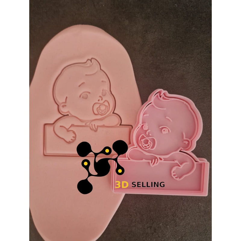 Bimbo segnaposto cookie cutter formina tagliabiscotti - 3d Selling