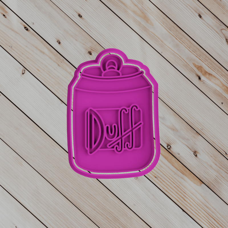 Birra Duff cookie cutter formina tagliabiscotti - 3d Selling