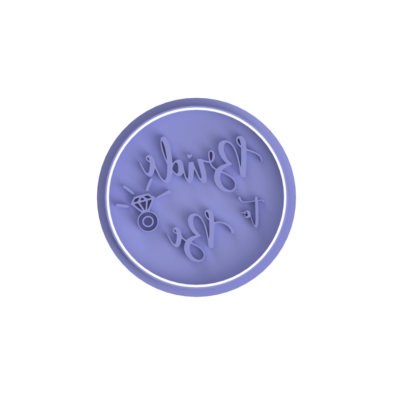 Bride to be Mod Anello cookie cutter formina tagliabiscotti - 3d Selling