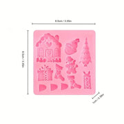 Set 6 stampi in silicone Natalizi - 3d Selling