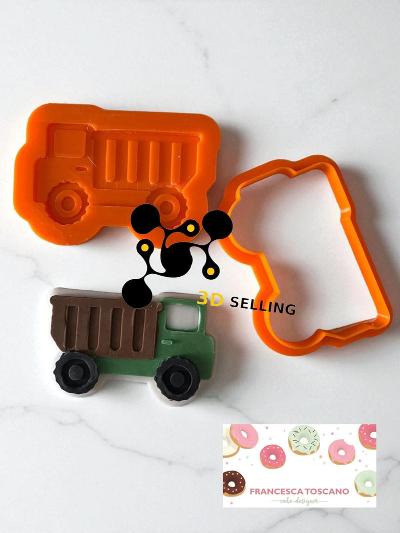 Camion cutter in 3D 8cm - 3d Selling