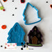 SELLING3D Casa, arredamento e bricolage:Articoli per cucina e bar:Accessori per pasticceria:Altro accessori per pasticceria Casa spaventosa cutter in 3D 8.5cm