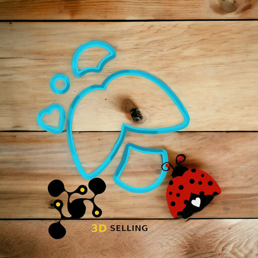 Selling3D Casa, arredamento e bricolage:Articoli per cucina e bar:Accessori per pasticceria:Altro accessori per pasticceria Coccinella Scomponibile