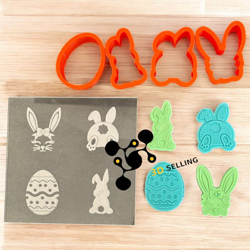 Composizione di Pasqua effetto rialzato - 3d Selling