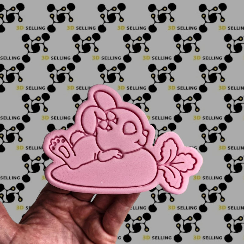 Coniglietta su carota - 3d Selling