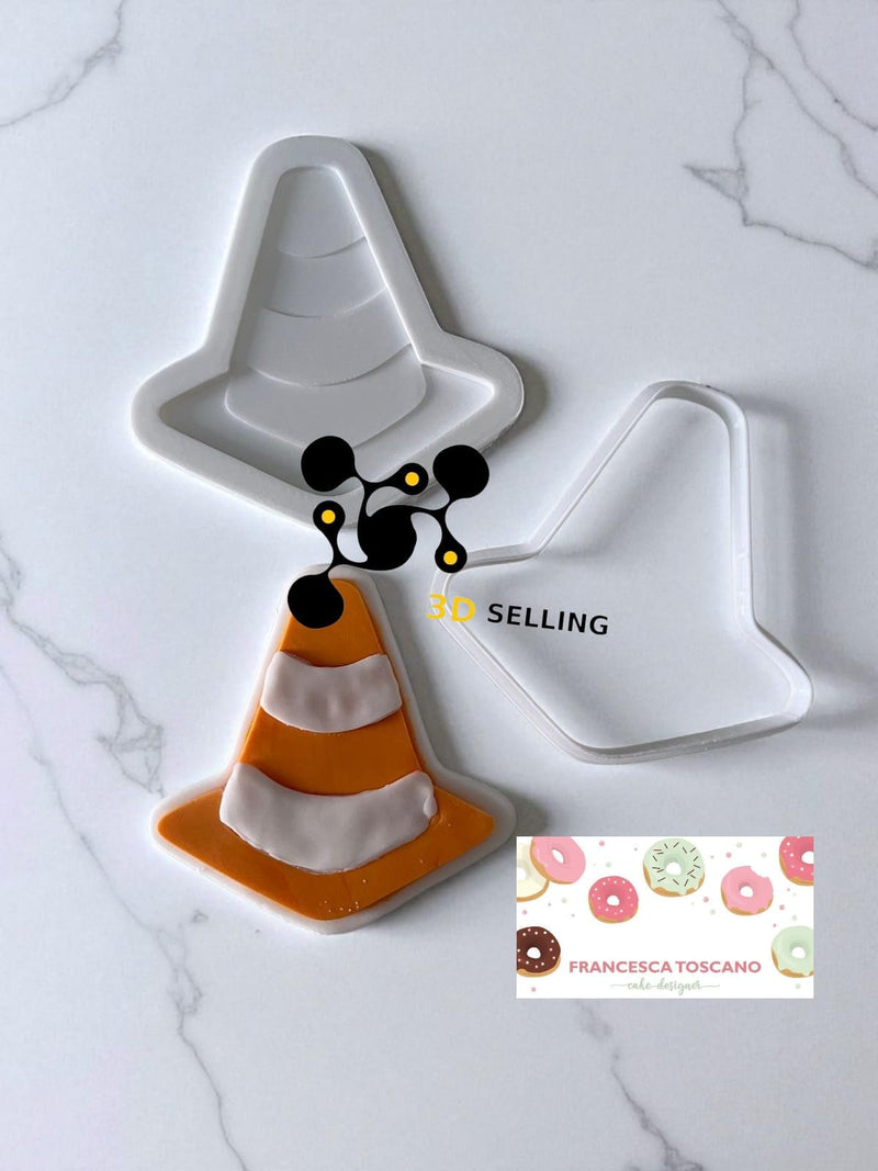 Cono lavori cutter in 3D 8cm - 3d Selling