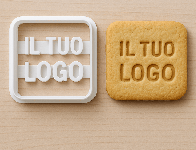 Cookie cutter con il tuo logo - 3d Selling