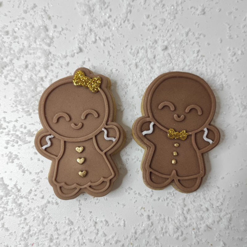 Coppia Baby Gingerbread 8cm - 3d Selling
