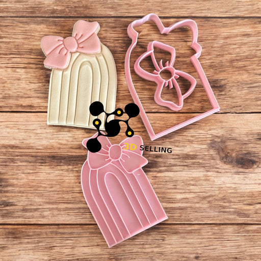 Selling3D Casa, arredamento e bricolage:Articoli per cucina e bar:Accessori per pasticceria:Altro accessori per pasticceria Cornice con fiocco 10cm