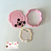 SELLING3D Casa, arredamento e bricolage:Articoli per cucina e bar:Accessori per pasticceria:Altro accessori per pasticceria Cornice con fiori stampo in 3D 8cm