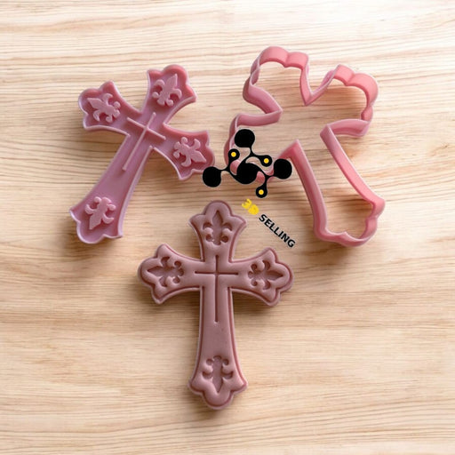 SELLING3D Casa, arredamento e bricolage:Articoli per cucina e bar:Accessori per pasticceria:Altro accessori per pasticceria Croce decorata