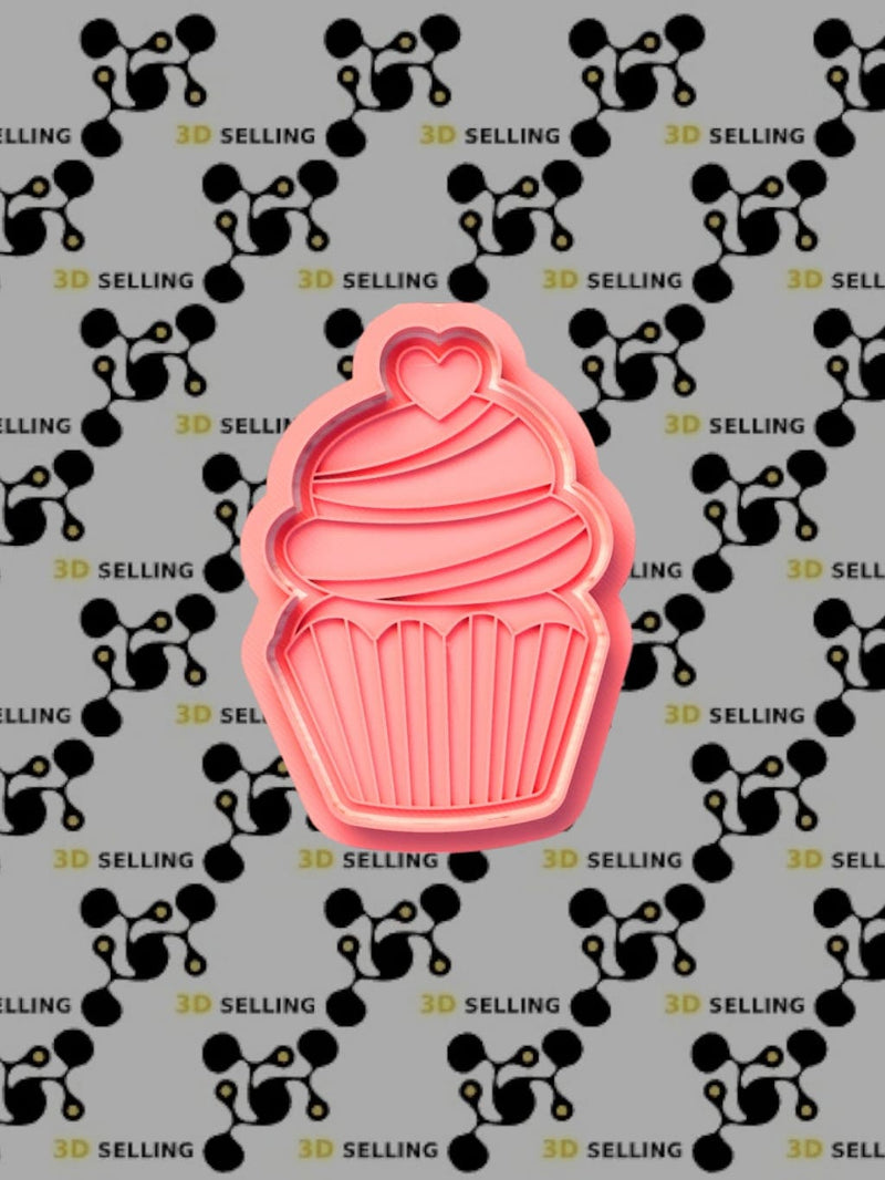 Cupcake con cuore - 3d Selling