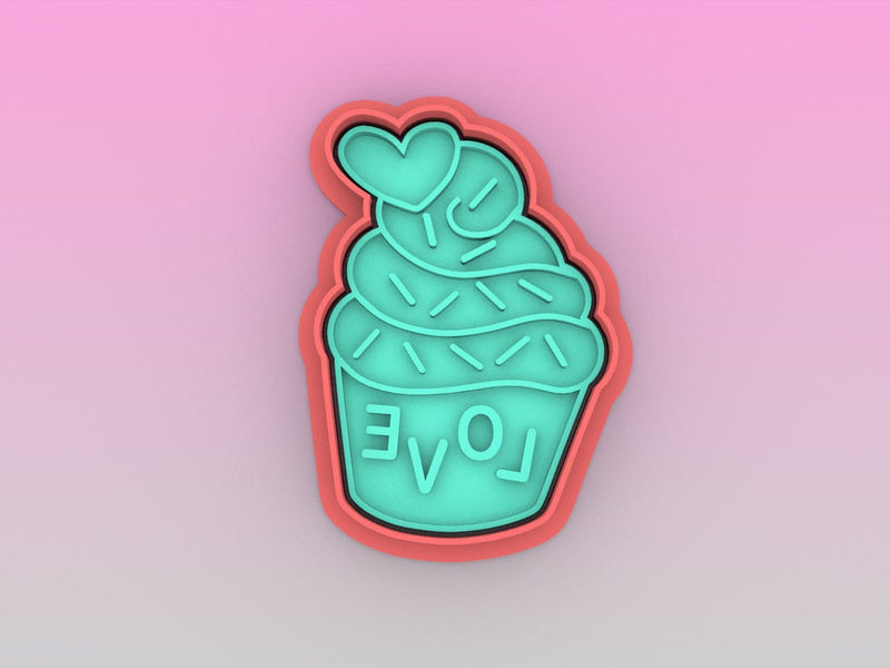 CupCake Love 8cm - 3d Selling
