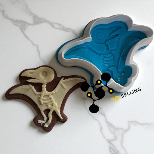 Selling3D Casa, arredamento e bricolage:Articoli per cucina e bar:Accessori per pasticceria:Altro accessori per pasticceria Dinosauro Mod2 stampo in 3D 8cm