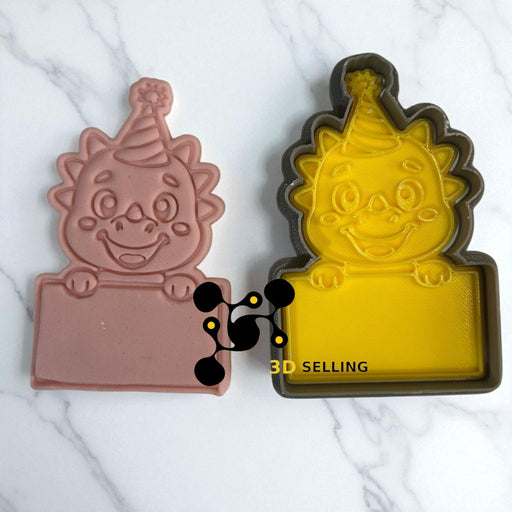 SELLING3D Casa, arredamento e bricolage:Articoli per cucina e bar:Accessori per pasticceria:Altro accessori per pasticceria Dinosauro Segnaposto 9cm